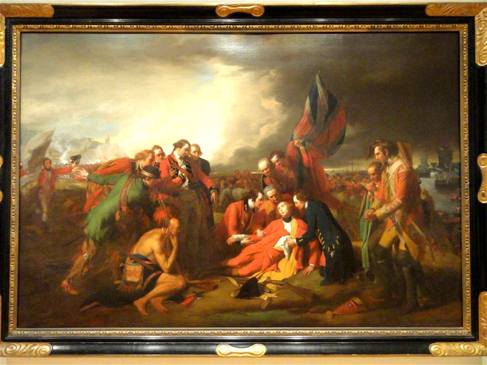 The Death of General Wolfe by Benjamin West - Royal Ontario Museum - DSC00243