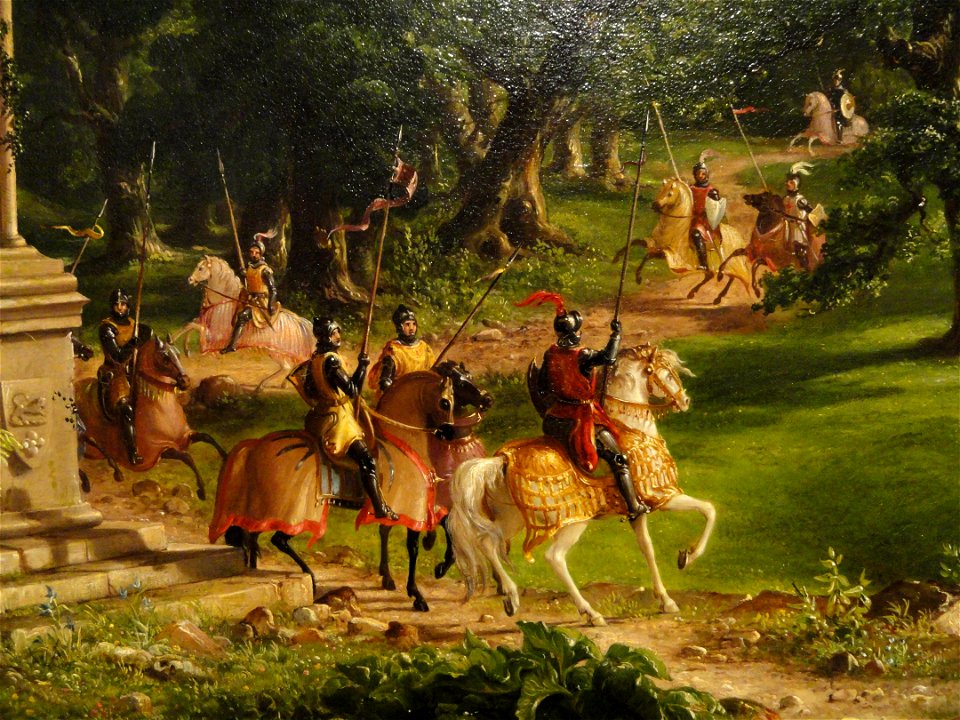 The Departure by Thomas Cole, 1837 (detail) - Corcoran Gallery of Art - DSC01120