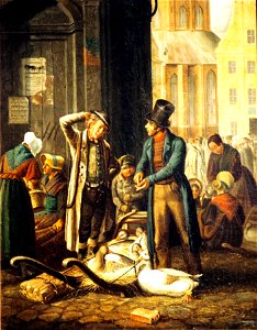 Tischbein Wasserkunst auf dem Neuen Markt
