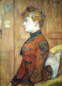 Toulouse-Lautrec Portrait Study of a Woman@Kunsthalle Hamburg