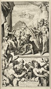 Titelprent voor 'Atlas nouveau, contenant toutes les parties du monde' van Guillaume Delisle. NL-HlmNHA 53008733