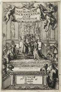 Titelprent In Matrimonii Sacramentum notae Catecheticae, NL-HlmNHA 53008756