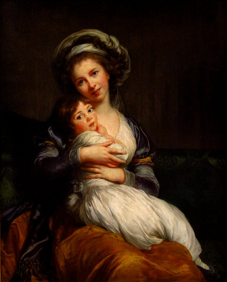 Élisabeth-Louise Vigée-Le Brun - Madame Vigée-Le Brun et sa fille (1786 ...