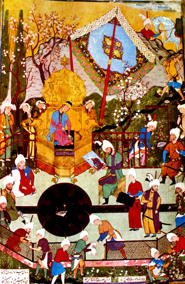Şapur Şirinə Xosrovun şəklini göstərir