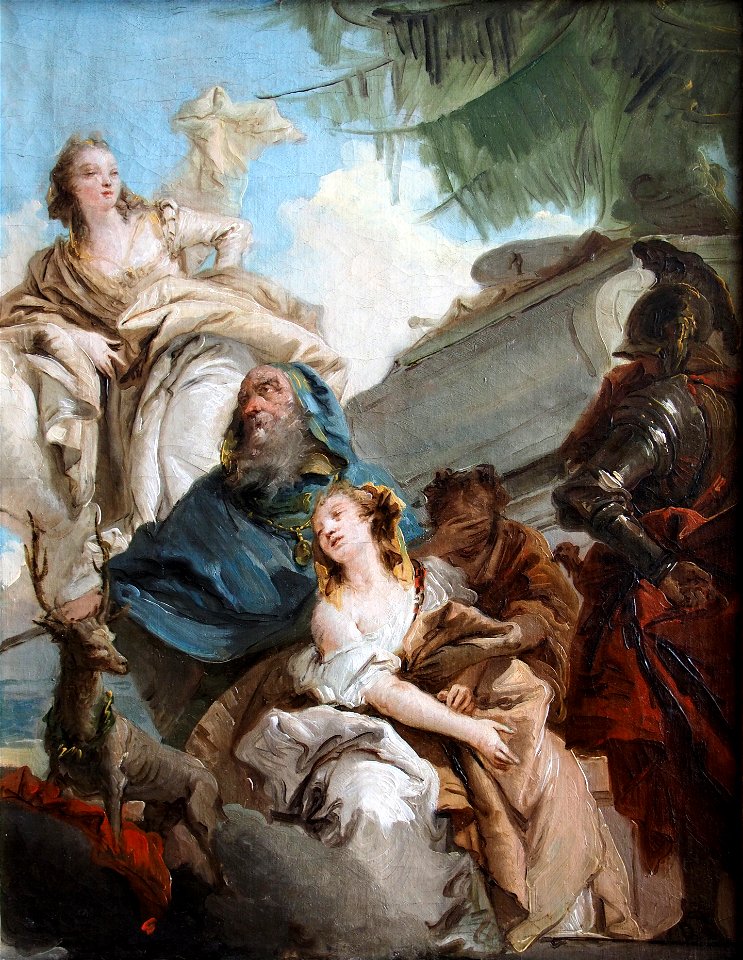 Tiepolo, Opferung der Iphigenie@Weimar Schlossmuseum