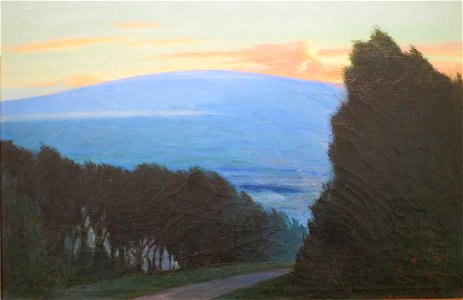 Unidentified scene of Hawaii by D. Howard Hitchcock II, Oahu Country Club