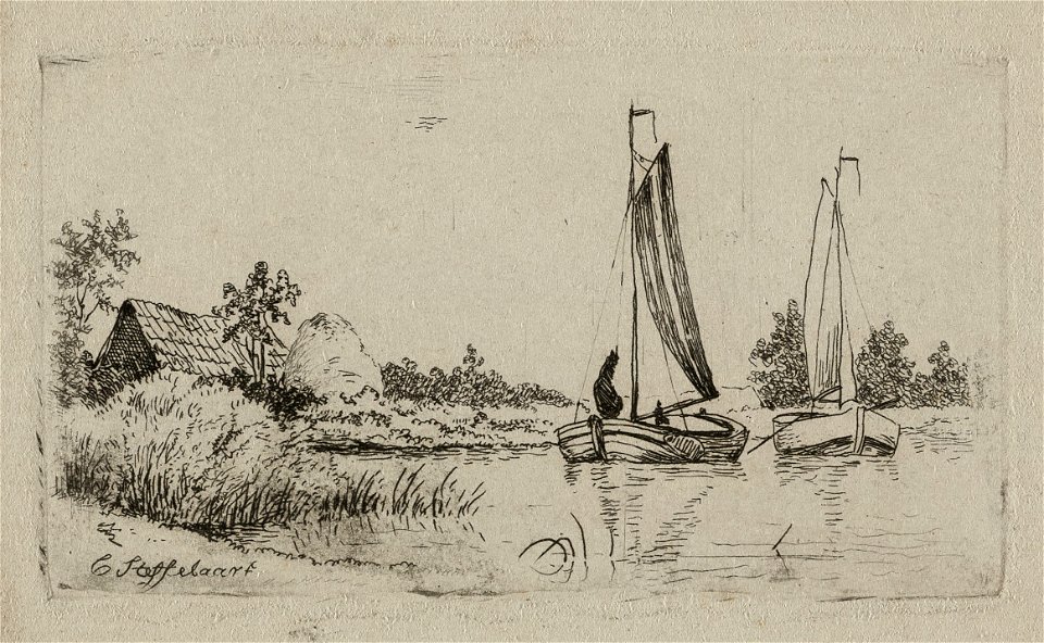 Twee zeilbootjes, NL-HlmNHA 1477 53012058