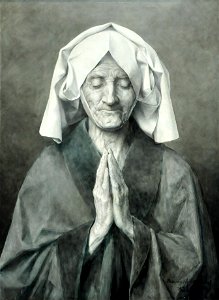 Théophile Lybaert (1848-1927) Biddende vrouw (studie) MSK Gent 22-11-2015 12-18-25