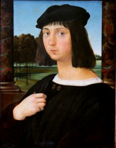 Umbrisch um 1505 - Bildnis eines jungen Mannes. Free illustration for personal and commercial use.