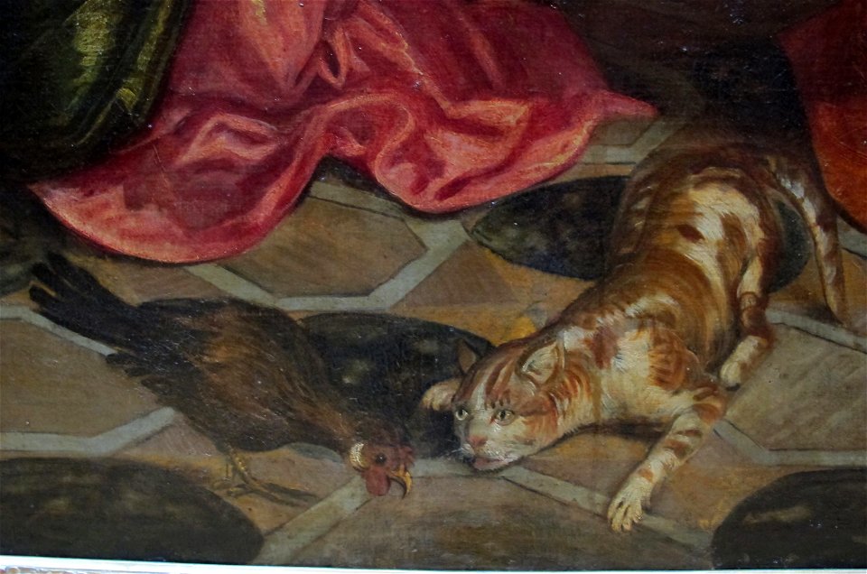 Tintoretto, nascita del battista 02