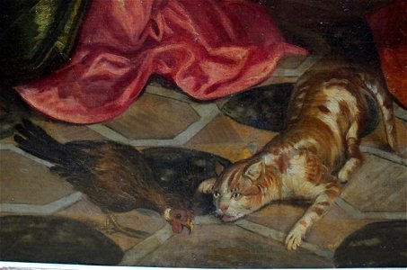 Tintoretto, nascita del battista 02