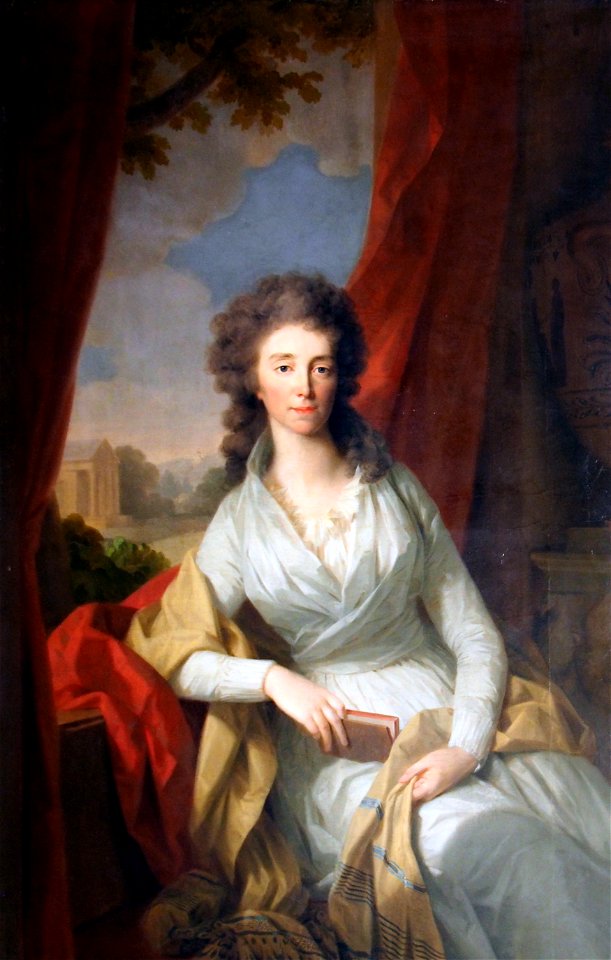 Tischbein, Louise von Sachsen-Weimar@Weimar Schlossmuseum