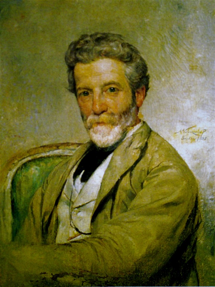 Valenzuela Puelma - Retrato del pintor Giovanni Mochi 70x55 f2