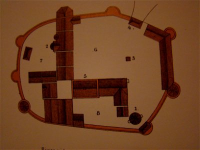 Valkhof plattegrond- Trap kasteelen