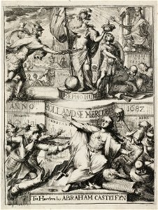 Titelpagina voor de Hollandsche Mercurius over het jaar 1687. NL-HlmNHA 53008744