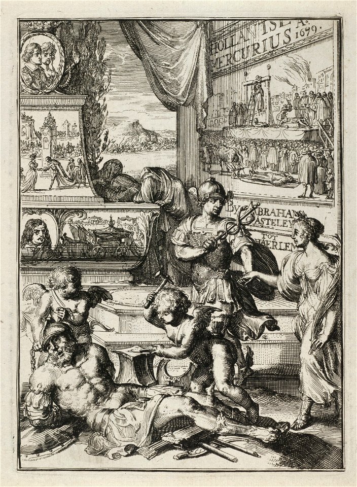 Titelpagina voor de Hollandsche Mercurius over het jaar 1679. NL-HlmNHA 53008739