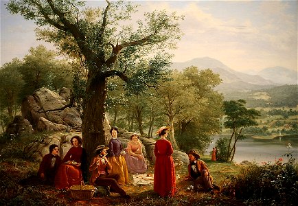 Jerome Thompson-Recreation 1857