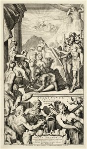 Titelprent voor 'Atlas nouveau, contenant toutes les parties du monde' van Guillaume Delisle. NL-HlmNHA 53008732