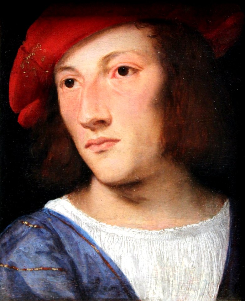 1510 Tizian Bildnis eines jungen Mannes anagoria
