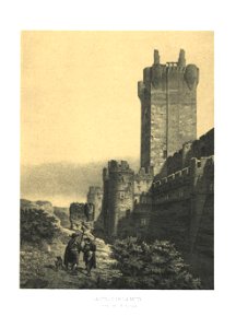 Torre del homenaje del Castillo de la Mota (1861) - Parcerisa, F. J.