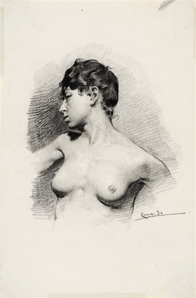 Torso femenino. Academia - Rafael Romero de Torres