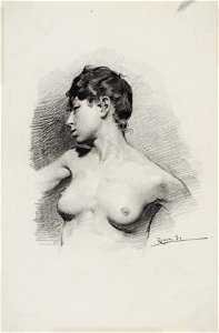 Torso femenino. Academia - Rafael Romero de Torres