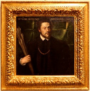 Tiziano vecellio, ritratto dell'ambasciatore gabriel de luetz d'aramon, 1541-42, 01
