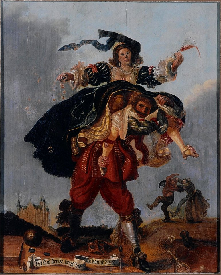Painting by Adriaen Pietersz. van de Venne, 1627, Pushkin Museum