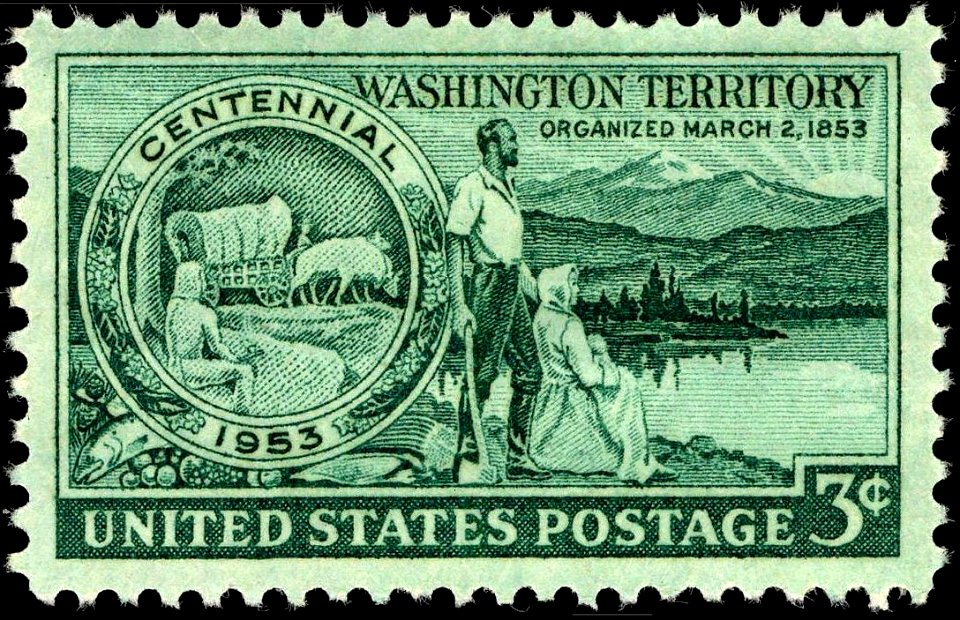 Washington Territory 3c 1953 issue