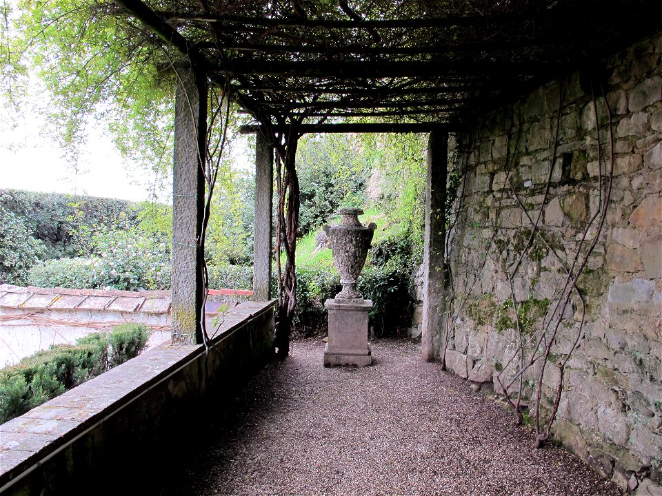 Villa le balze, pergolato 04