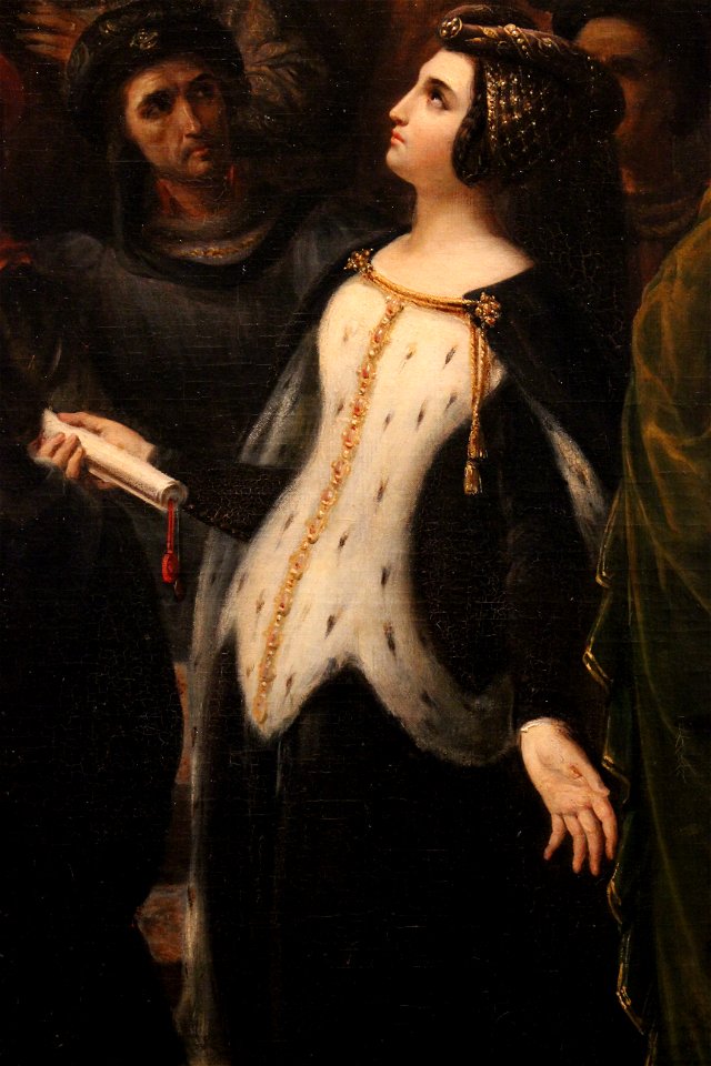Valentine de Milan implore la justice du roi Charles VI pour l'assassinat du duc d'Orléans - Alexandre Colin - MBA Lyon 2014 - détail 8