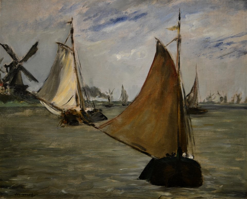 View in Holland, by Édouard Manet