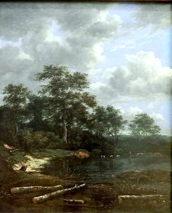 Van Ruisdael JI Teich a Waldrand