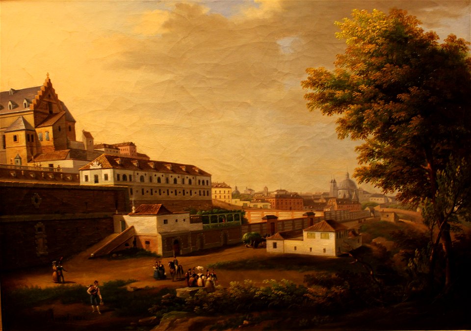 Vista del Campo del Moro. Museo de Historia de Madrid (cropped)