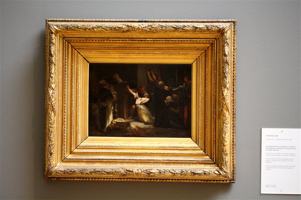 Wiki Loves Art - Gent - Museum voor Schone Kunsten - Een Jodenfamilie beschuldigd van het helen van religieuze voorwerpen en gemarteld door de Heilige Inquisitie (Q21673889)