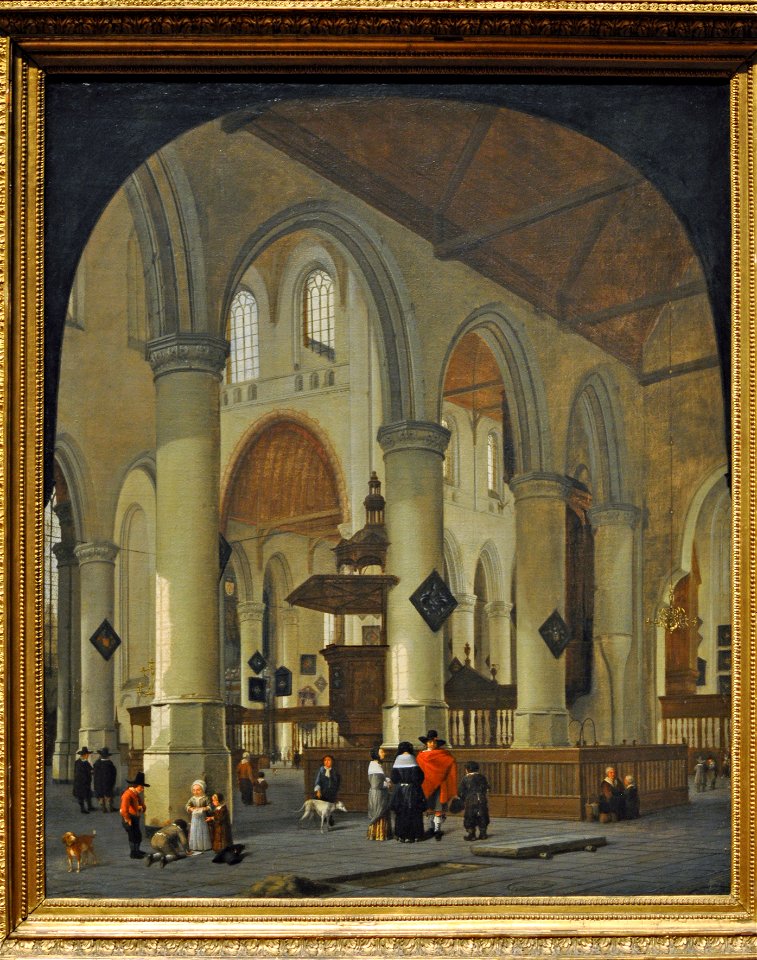 Van Vliet, Interior of the old church at Delft