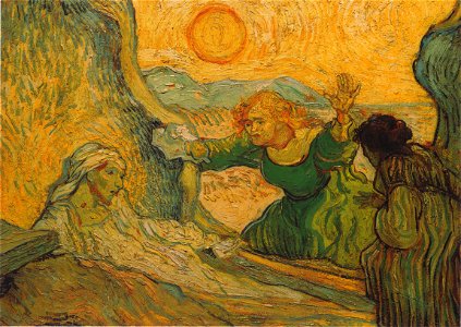 Vincent Van Gogh- La Résurrection de Lazare (d’après Rembrandt)