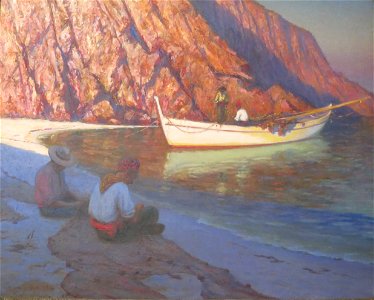 Fishermen by Lionel Walden, Honolulu Museum of Art