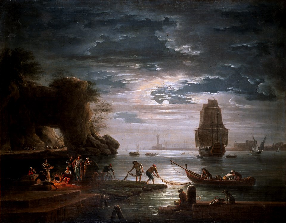 Vernet, Claude Joseph - The Night - 18th c