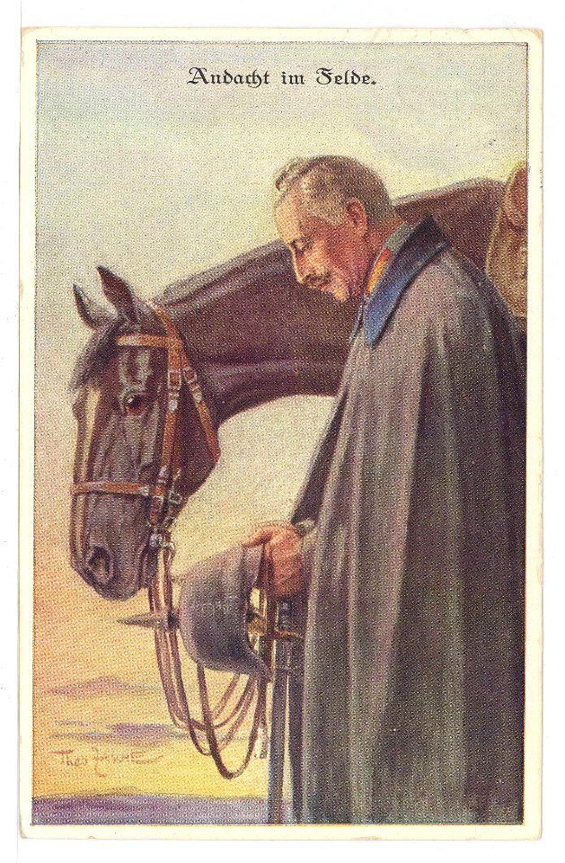 Wilhelm II, Andacht im Felde - Theo Zasche