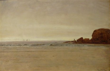 'Beach and Rocks' by Thomas Worthington Whittredge, High Museum
