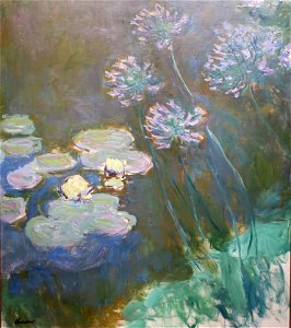Water Lilies and Agapanthus by Claude Monet, Musée Marmottan Monet