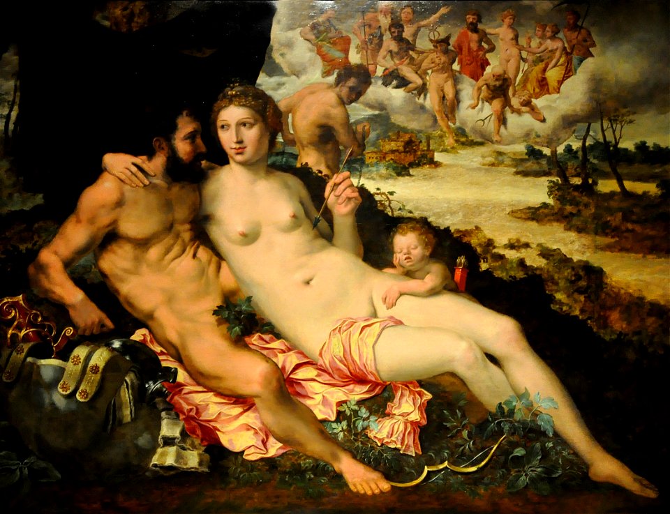 Vincent Sellaer - Mars en Venus verrast door Vulcanus - M - Museum Leuven 23-11-2013 16-01-40