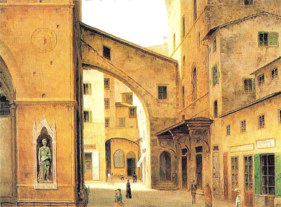 View of Ancient Florence by Fabio Borbottoni 1820-1902 (25)