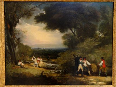Woodcutters in Windsor Park, Benjamin West - Indianapolis Museum of Art - DSC00692