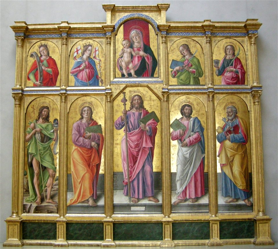 Bartolomeo vivarini, polittico di san giacomo maggiore, 1490