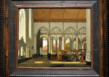 De Witte, Interior of the Oude Kirke, Amsterdam