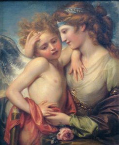 'Venus Consoling Cupid Stung by a Bee' by Benjamin West, probably 1787, Hermitage