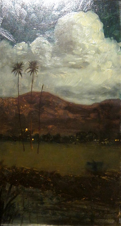 Honolulu Evening by Theodore Wores, Honolulu Museum of Art, 9535.1