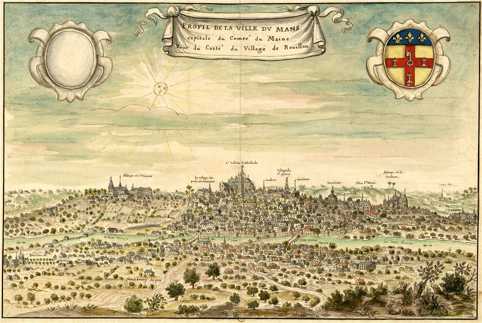 Ville du Mans XVIIe siècle